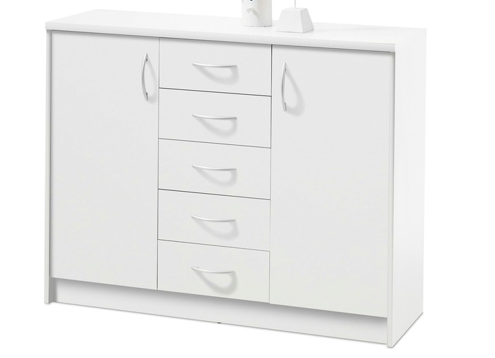 Meubels - Combinatievriendelijke ladekastserie, in Farbe WIT Ansicht 1