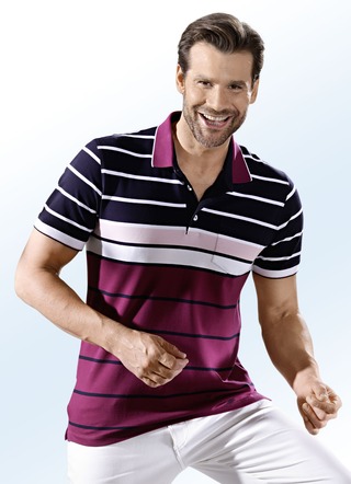 Chique poloshirt met strepen Grote maten KLiNGEL