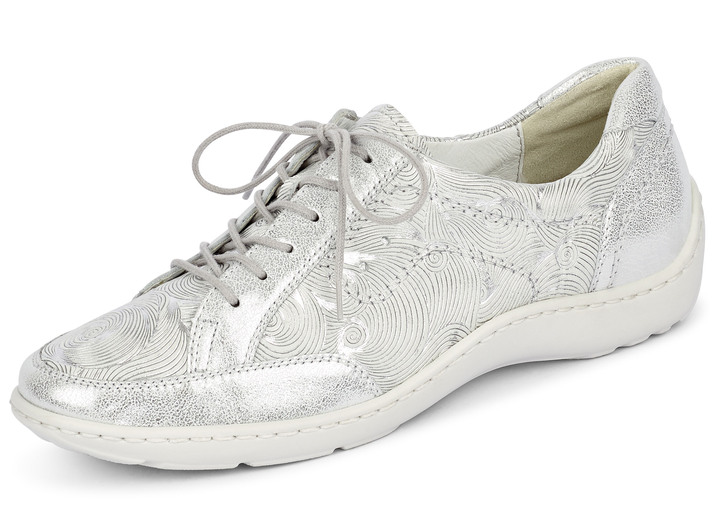 Waldlaufer veterschoen van rundmetallic leer Damesschoenen KLiNGEL