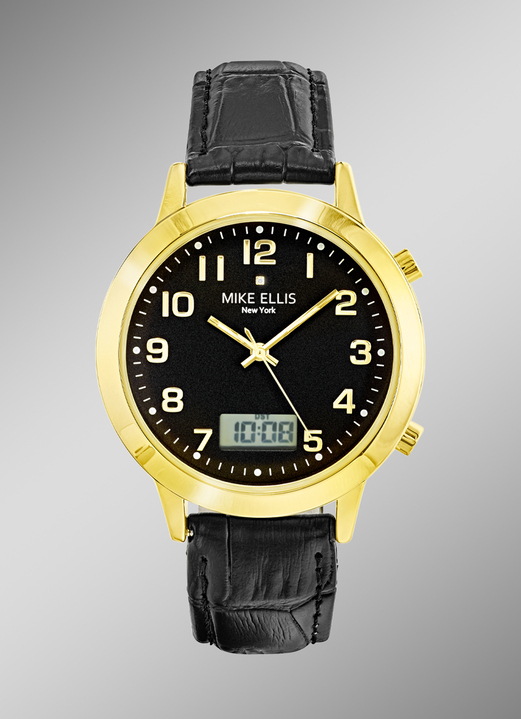 Sieraden & horloges - Radiografisch partnerhorloges, van Mike Ellis New York, in Farbe , in Ausführung Herenhorloge Ansicht 1