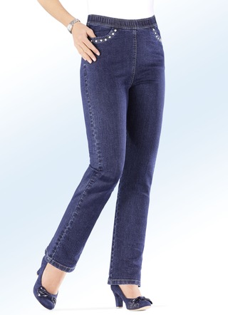 Jeans in een comfortabele slip-on stijl