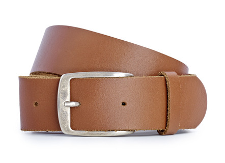 Trendy heren leren riem, 4 cm breed