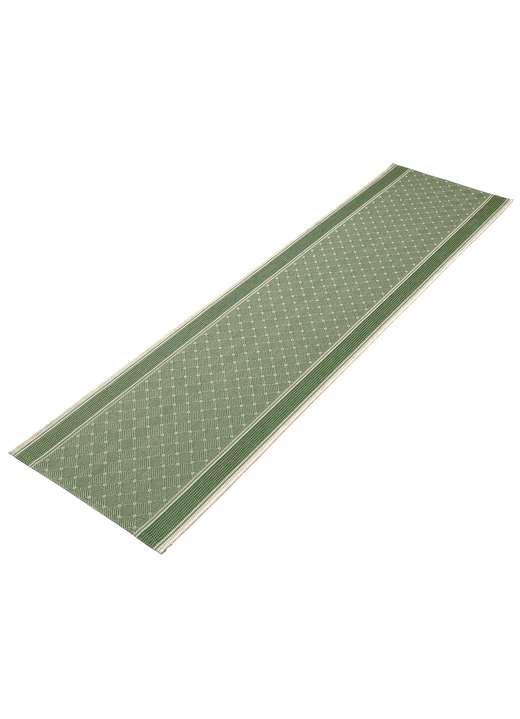 Tapijten - Loper op jouw gewenste maat gemaakt in sisal-look, in Größe 102 (Loper, 67 cm breed) bis 106 (Loper, 100 cm breed), in Farbe GROEN Ansicht 1