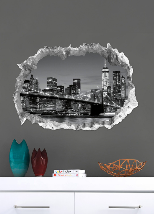 Landschap - 3D muurtattoo 