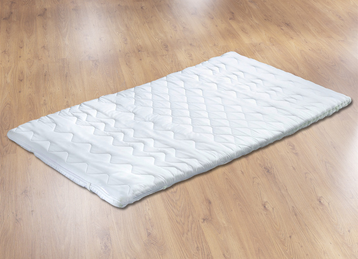 Matrassen & topper - fan. Matras comfort foam topper spanningsverminderend, in Größe 130 (80/200 cm) bis 138 (180/200 cm), in Farbe WIT Ansicht 1