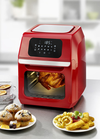 Digitale airfryer met grilfunctie