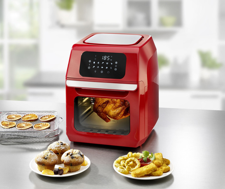 Koken & grillen - Digitale airfryer met grilfunctie, in Farbe ROOD Ansicht 1