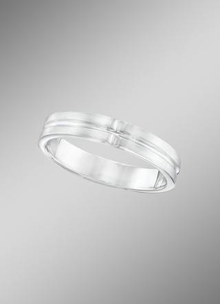 Platina damesring