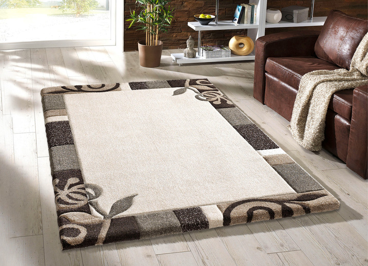 Tapijten - Vloerkleden, tapijten en slaapkamermatten, in Größe 111 (Brug, 60 x 110 cm) bis 315 (vloerkleden rondom bed, 3-delig), in Farbe BEIGE Ansicht 1