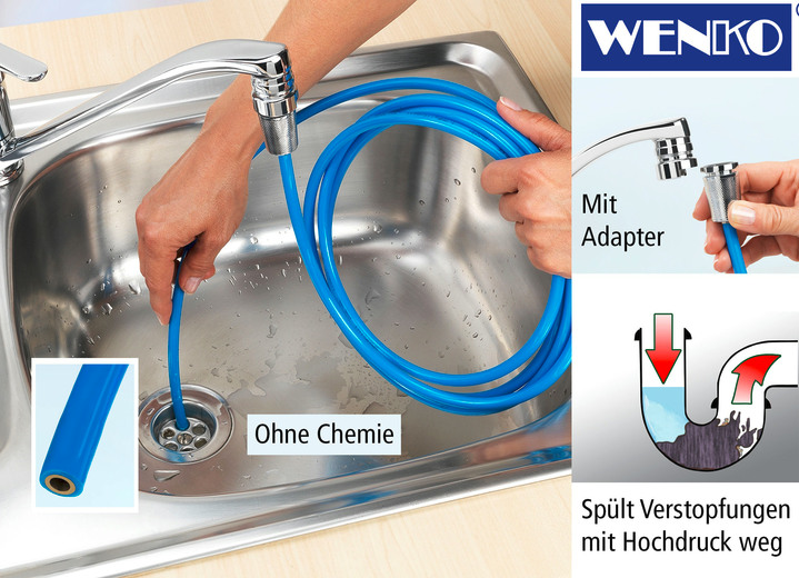 Accessoires - Buisreinigingsslang van Wenko, in Farbe BLAUW