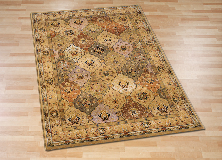 Tapijten - Prachtige geweven bruggen, galerijen, tapijten en bedrokken, in Größe 005 (brug, 40 x 60 cm) bis 318 (ovaal tapijt, 190 x 290 cm), in Farbe BEIGE Ansicht 1
