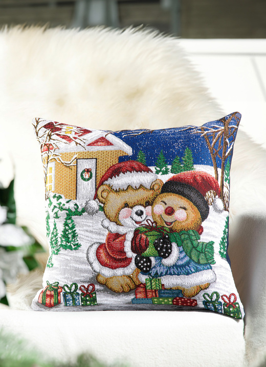 Decoratiekussens & slopen - Gobelin kussenhoes, in Farbe MULTICOLOR Ansicht 1