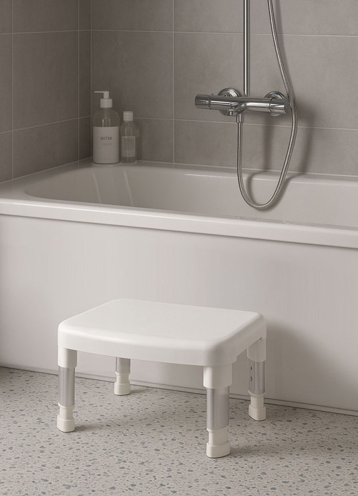 Hulpmiddelen voor iedere dag - Douche en bad opstap, in Farbe WIT Ansicht 1