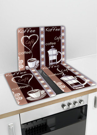 WENKO wandpaneel/kachel afdekplaten, koffie
