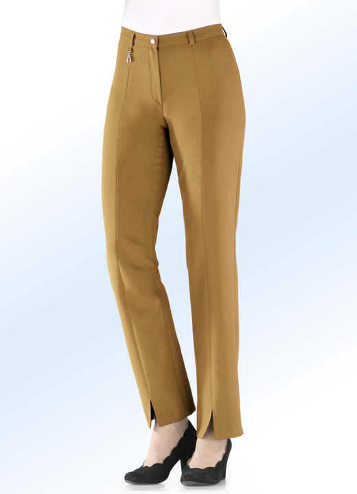 Broeken - Broek met stretchband, in Größe 018 bis 245, in Farbe CURRY