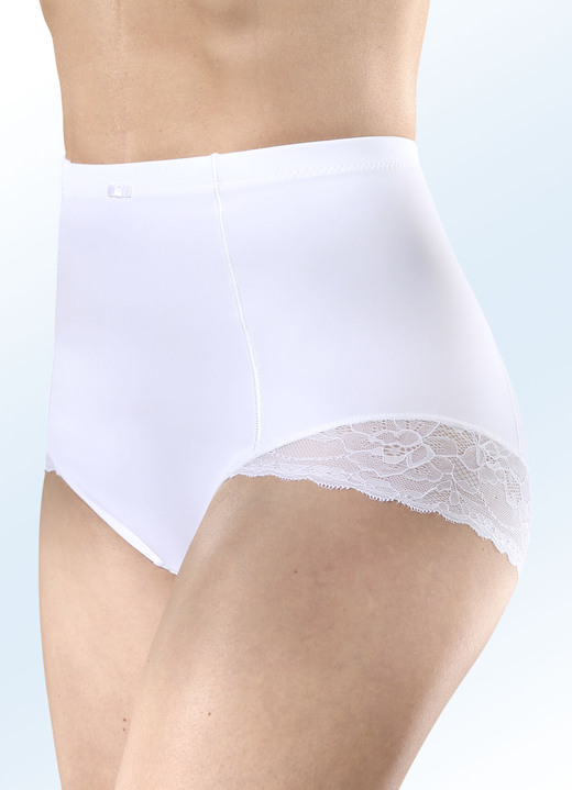 - Sassa set van twee pantybroekjes met versterking, in Größe 070 bis 095, in Farbe 2X WIT Ansicht 1