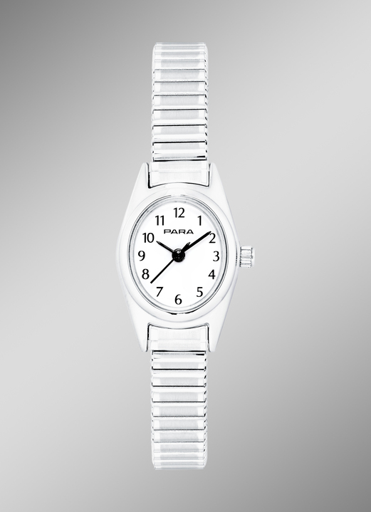 Rekbare band - Elegant para quartz dameshorloge, in Farbe , in Ausführung ZILVER KLEUREN