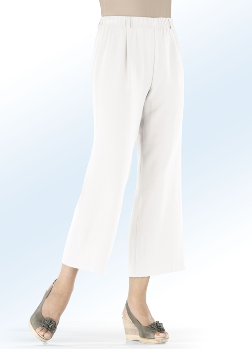Broeken - Broek in trendy verkorte lengte, in Größe 018 bis 052, in Farbe ECRU Ansicht 1