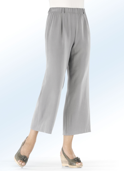 Broeken - Broek in trendy verkorte lengte, in Größe 018 bis 052, in Farbe LICHTGRIJS