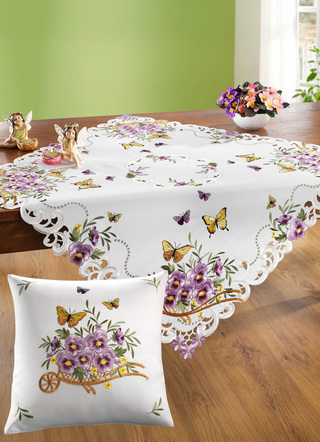 Tafel- en kamerdecoratie in lentestijl
