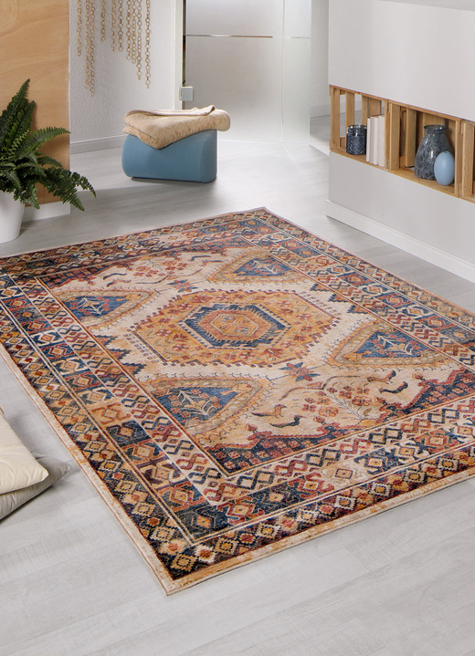 Tapijten - Bruggen en tapijten in aangename, zachte kleuren, in Größe 113 (vloerkleed, 80/150 cm) bis 298 (tapijt, 280/380 cm), in Farbe MULTICOLOR Ansicht 1