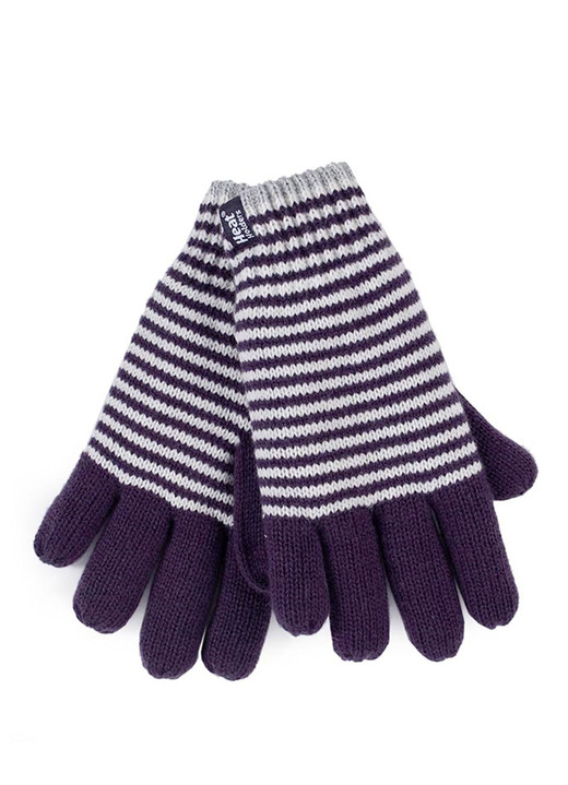 Handschoenen - Thermische handschoenen van Heat Holders® voor meer comfort in de winter, in Größe 001 bis 002, in Farbe PAARS Ansicht 1