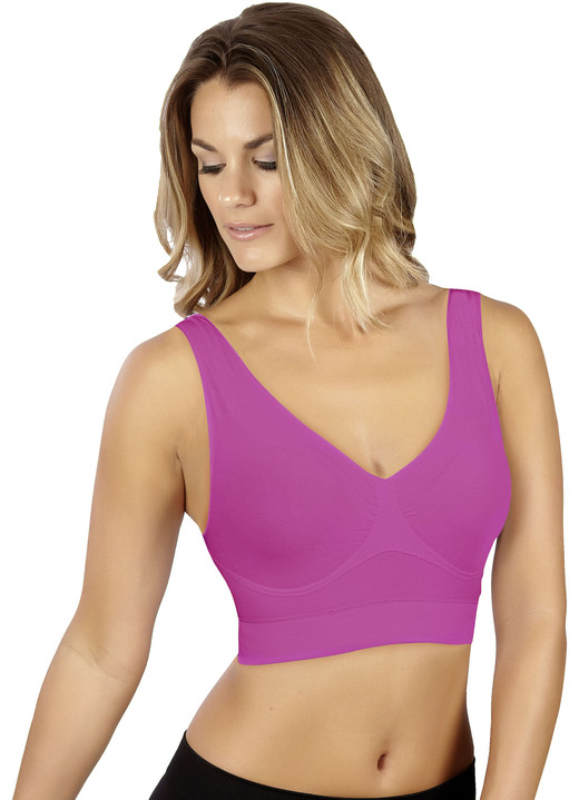 Soft-BH - Feelgood-bh, set van 7, in Größe 3XL (52/54) bis XXL (48/50), in Farbe MEERKLEURIG Ansicht 1