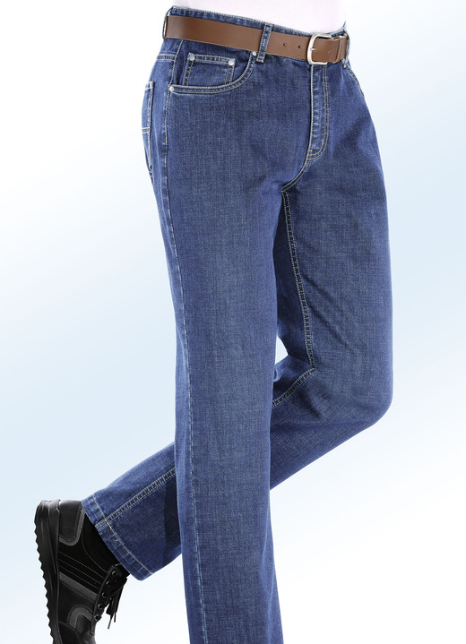 Broeken - Jeans in 3 kleuren, in Größe 024 bis 110, in Farbe JEANS BLAUW Ansicht 1