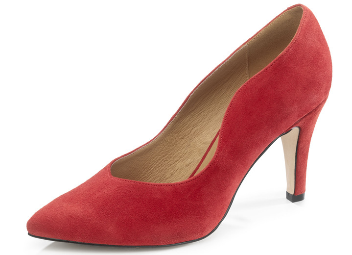 Pumps & ballerina's - Caprice pumps in een modieus design, in Größe 3 1/2 bis 8, in Farbe ROOD Ansicht 1