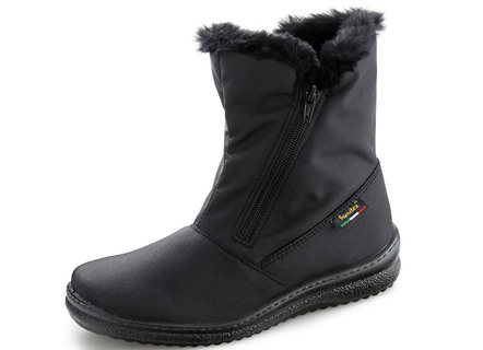 ELENA EDEN, ademende dames enkellaarsjes, winterschoenen, breedte G, met rits