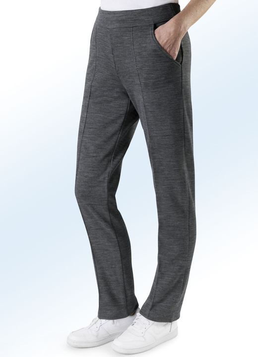 Vrijetijds pantalons - Spabroekje van “Athlet” in 6 kleuren Vrijetijds pantalons - Spabroekje van “Athlet” in 6 kleuren, in Größe 019 bis 054, in Farbe ANTRACIET