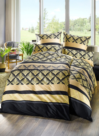 Hoogwaardige beddengoedset met reactieve print