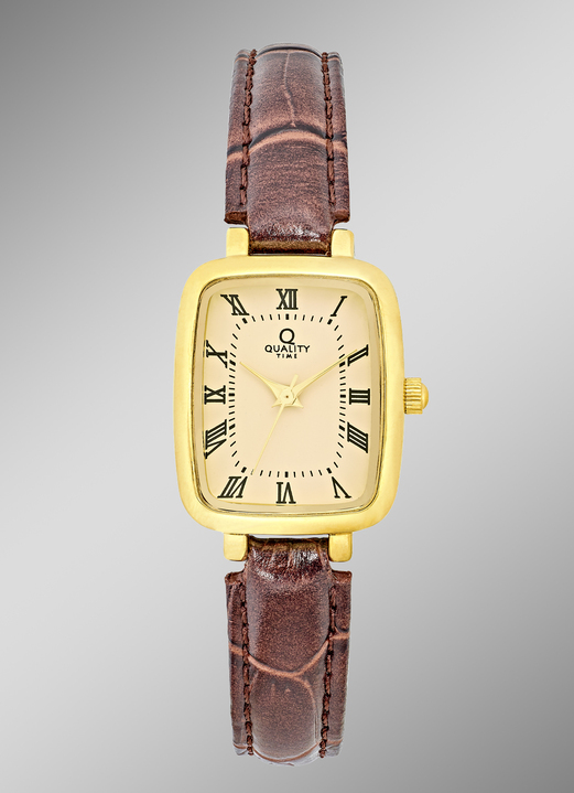 Partnerhorloges - Klassieke quartz partnerhorloges van het merk Quality Time, in Farbe , in Ausführung Herenhorloge Ansicht 1