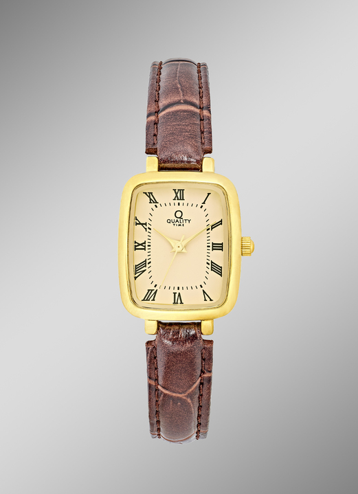 Partnerhorloges - Klassieke quartz partnerhorloges van het merk Quality Time, in Farbe , in Ausführung Dameshorloge Ansicht 1