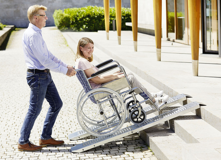 Praktische hulpmiddelen - Mobiele toegangshelling, in Farbe ZILVER Ansicht 1