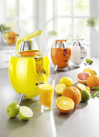 Citruspers met druppelstop en automatische start/stop