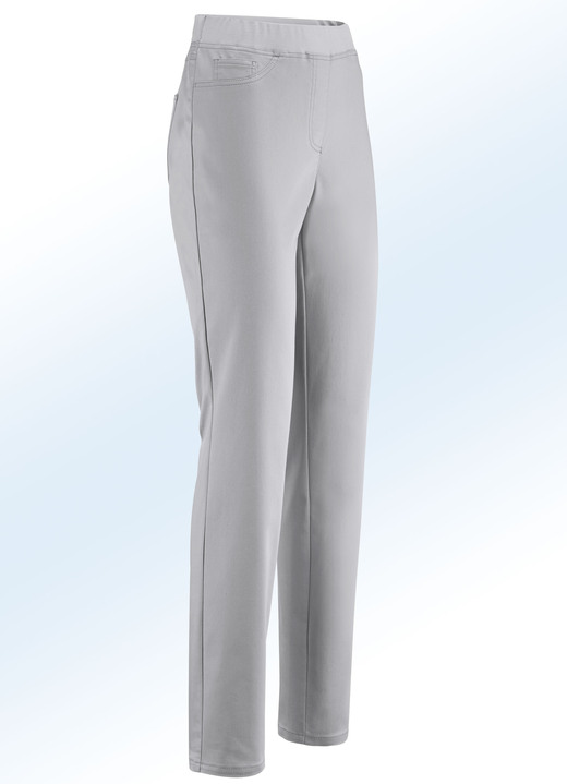 Broeken - Elegante broek in pull-on-stijl, in Größe 018 bis 054, in Farbe MIDDENGRIJS Ansicht 1