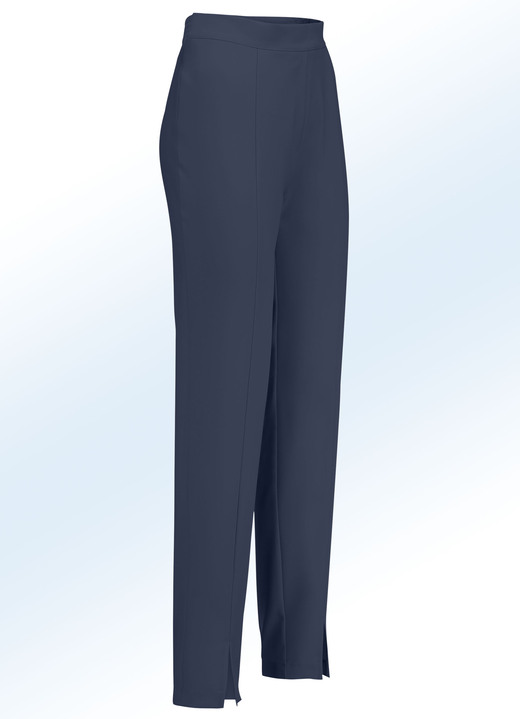 Broeken - Broek met trendy beensplitten, in Größe 018 bis 235, in Farbe MARINE Ansicht 1