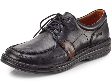 GINO GALANTE, stijlvolle heren veterschoenen met uitneembaar voetbed
