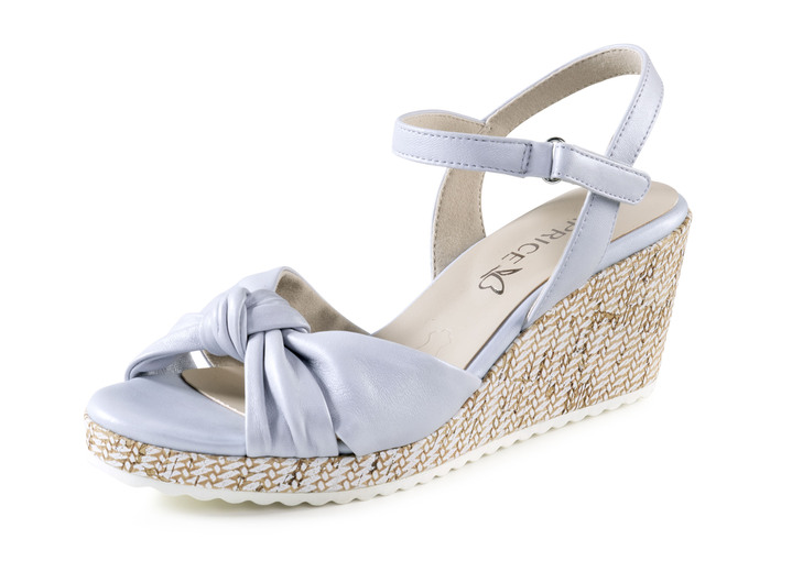 Sandalen & slippers - Caprice sandaal van zacht nappaleer, in Größe 036 bis 042, in Farbe BLAUW Ansicht 1
