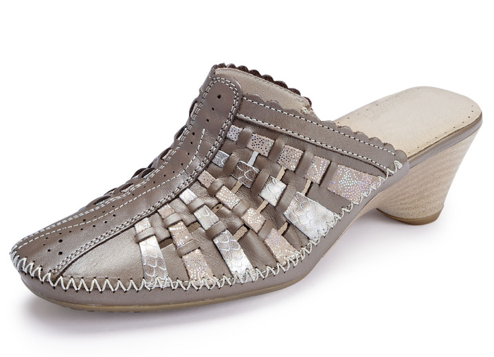 - ELENA EDEN mocassin sabot, in Größe 036 bis 042, in Farbe TAUPE Ansicht 1