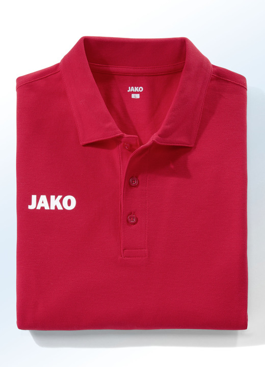 Shirts - Poloshirt van “Jako” in 5 kleuren, in Größe 3XL (58/60) bis XXL (56), in Farbe ROOD Ansicht 1