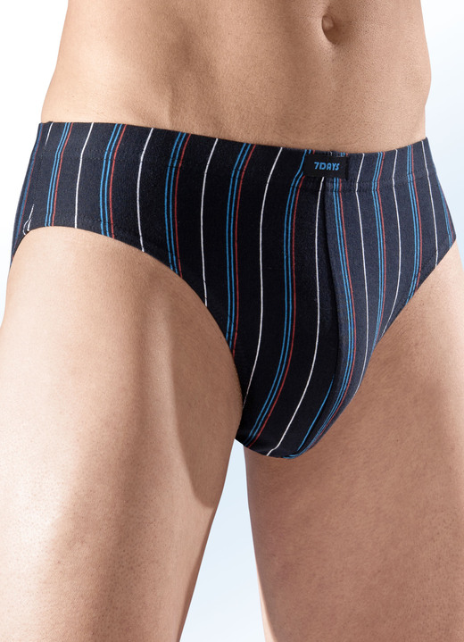 Set van zes slips met een gestreept dessin Ondergoed KLiNGEL
