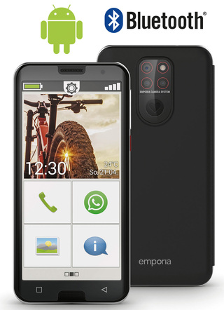 Smartphone Emporia.5 met groot display