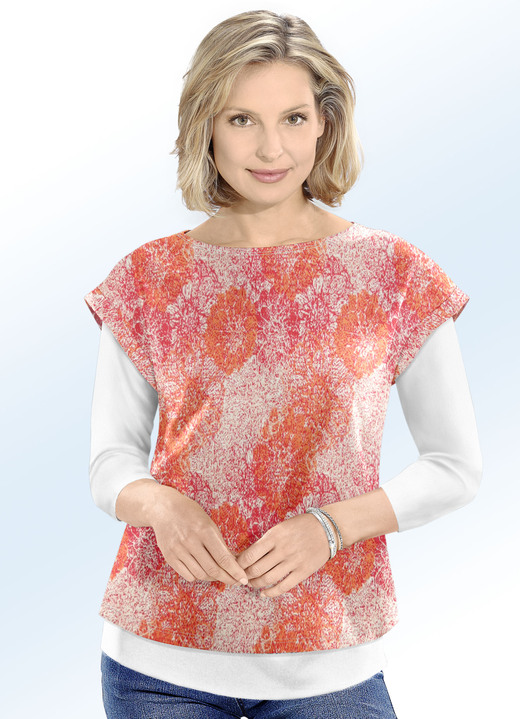 Truien & vesten - trui in jacquardmotief, in Größe 036 bis 050, in Farbe HUMMER-ECRU Ansicht 1