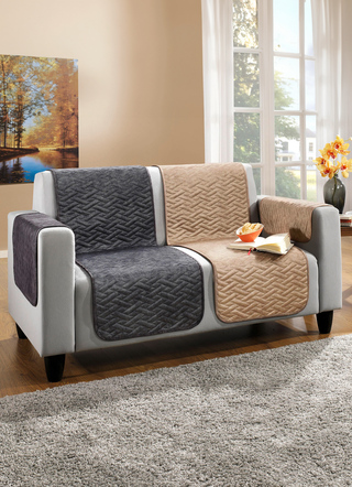 Woonaccessoires in suèdelook met antislip achterkant