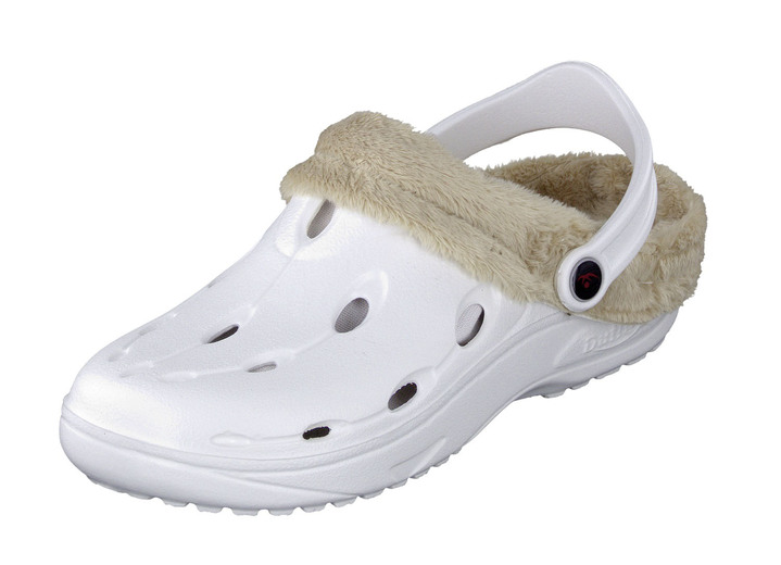 Sandalen & slippers - Dux winterklomp: Je favoriete schoen voor koude voeten, in Größe 3XL bis XXL, in Farbe WIT Ansicht 1
