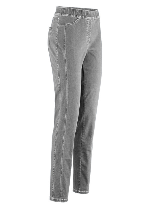 - Jeans met comfortabel aansluitend model, in Größe 018 bis 245, in Farbe GRIJS Ansicht 1