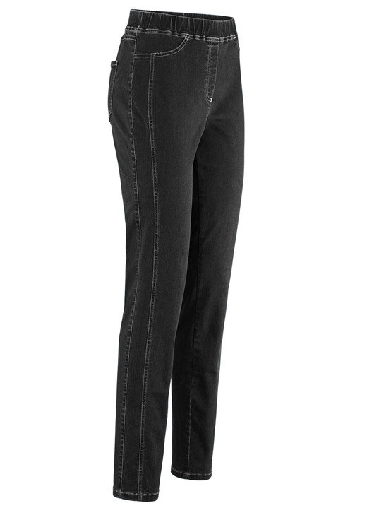 Broeken - Jeans met comfortabel aansluitend model, in Größe 018 bis 245, in Farbe ZWART Ansicht 1