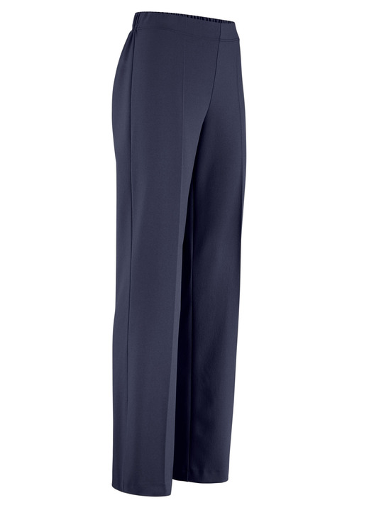 Broeken - Chique broek met uitlopende enkels, in Größe 018 bis 054, in Farbe MARINE Ansicht 1